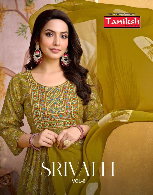 Taniksh srivalli vol 6 kurtis wholesale online
